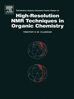 cover image of High-Resolution NMR Techniques in Organic Chemistry